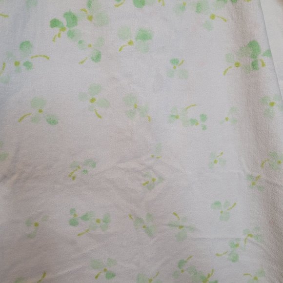 Vintage 70s Halston For Fieldcrest Towel Set of 3 Green Floral Light Pink 2 Bath - Picture 7 of 8